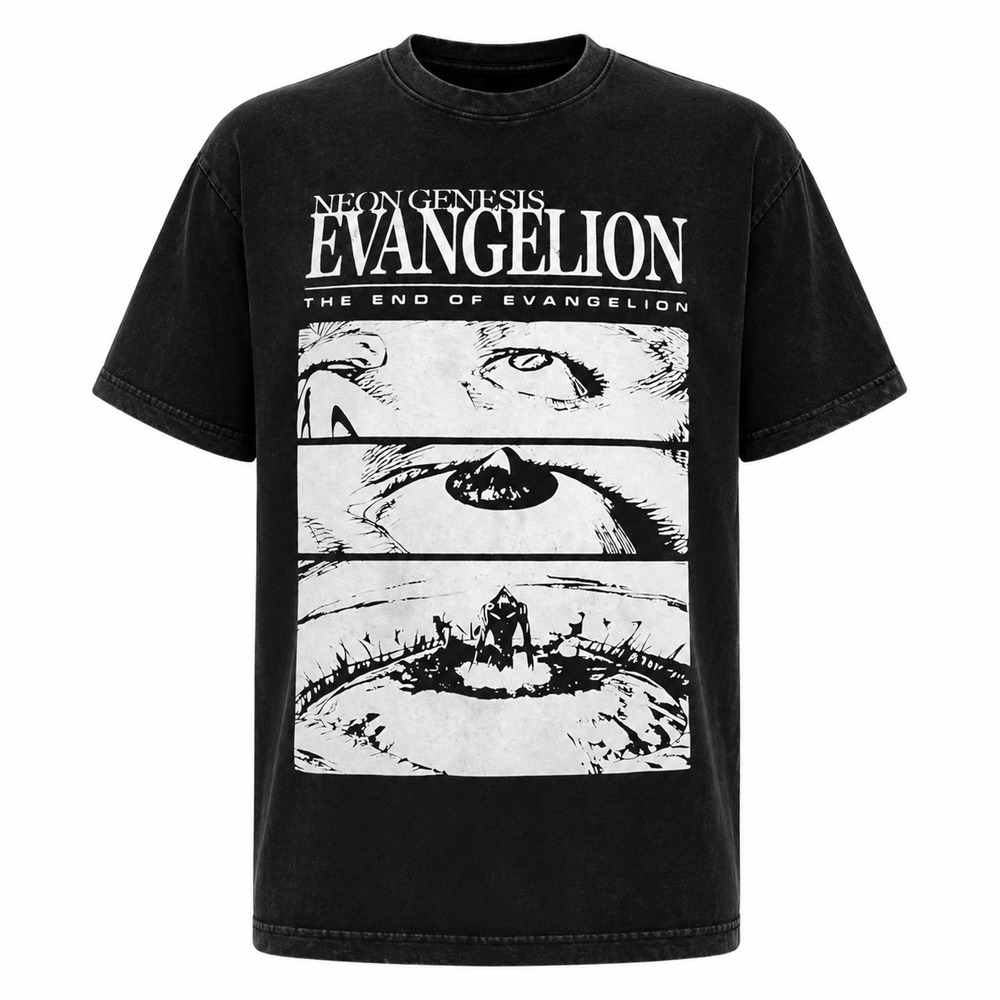 Neon Genesis Evangelion End Of Evangelion Anime Graphic Tee Mens Large